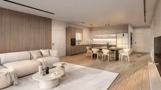 Living room and kitchen · Residence 3-105